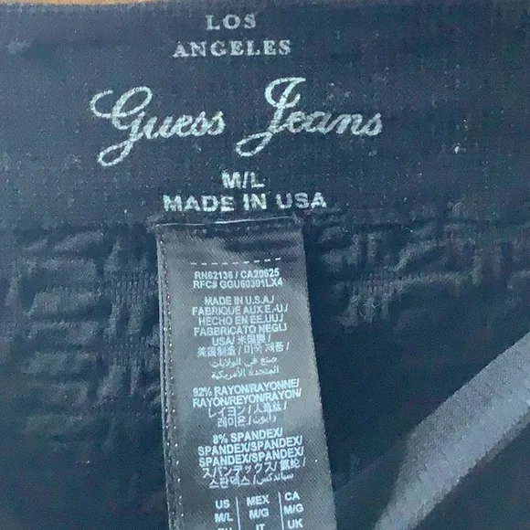 Guess Black Textured Mini Skirt - Picture 2 of 3